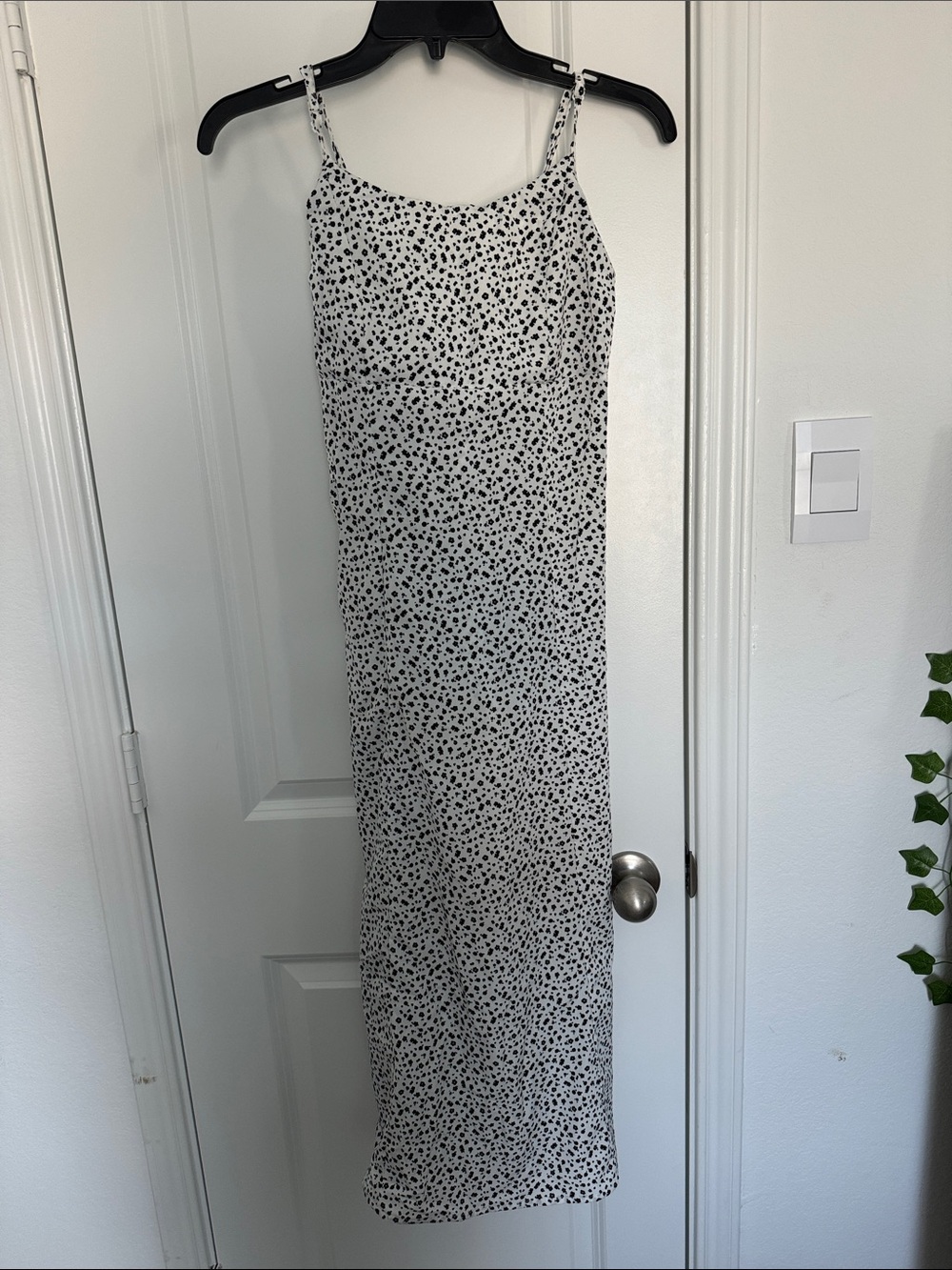 SHEIN Black and White Maxi Dress